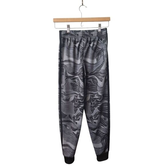 Adidas Kids Training Pants Black Gray Boys Size 10/12 Medium Joggers - Picture 2 of 6